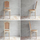 シャビーシック Shabby Chic 籐編み ラタン ホワイト ダイニングチェア ビンテージ ♪