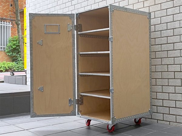 ダルトン DULTON ウッデンキャビネット キャスター付き WOODEN CABINET WITH CASTORS 4 LAYER ■