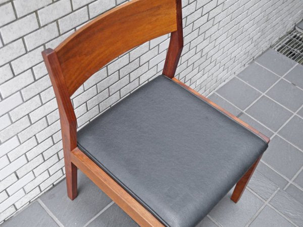 マスターウォール MASTERWAL ラテ ローチェア LATTE LOW CHAIR ウォールナット PVCレザー B ■