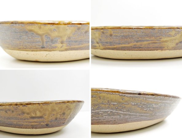 益子焼窯元 つかもと 取扱い スリップウェア Slipware オーバル皿 大鉢 非売品  ●