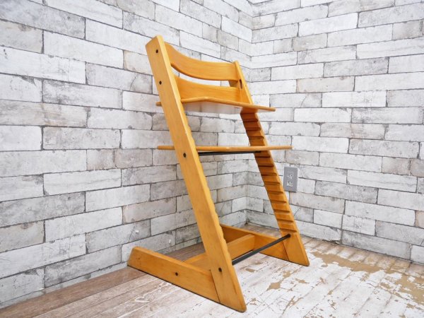 ストッケ STOKKE トリップトラップ TRIPP TRAPP ベビーチェア 旧型 ナチュラル 北欧 ノルウェー ●