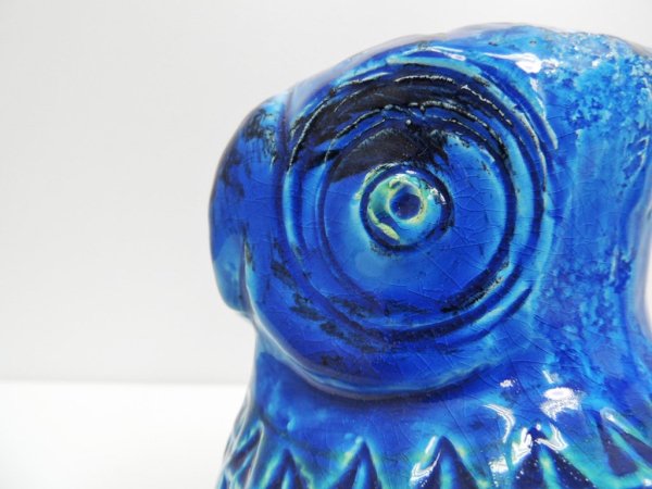 ビトッシ BITOSSI リミニブルー Rimini Blu No.39 OWL オブジェ 置物 イタリア ●