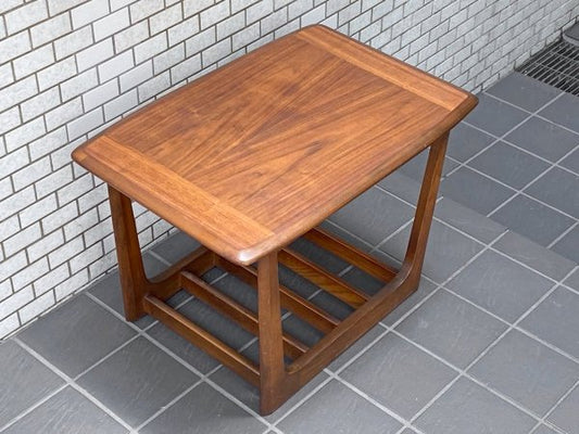 USビンテージ 木製 コーヒーテーブル サイドテーブル ミッドセンチュリー 米国 ■