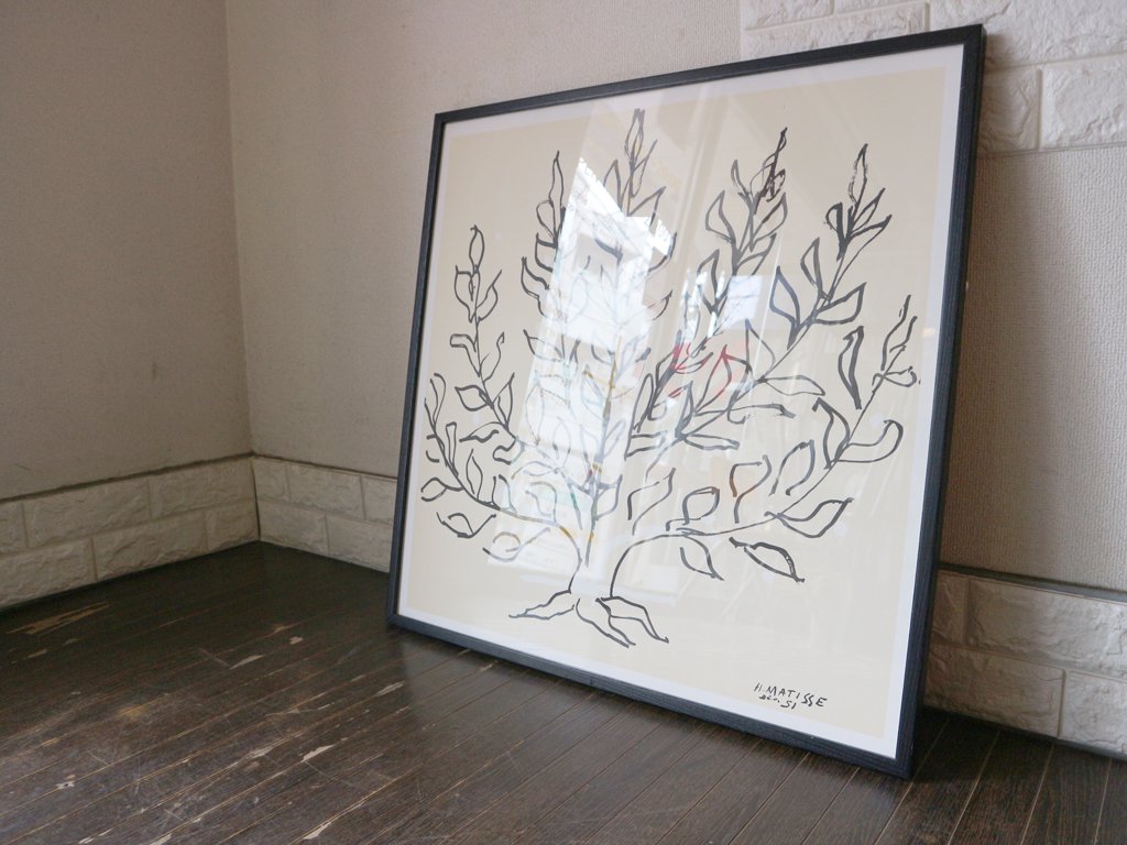 アンリ・マティス Henri Matisse 『 低木 』 アートポスター IDEE イデー 取扱 定価20,350円 ◎