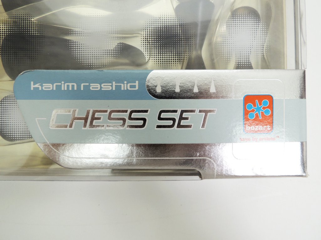 ボザール bozart カリム・ラシッド Karim Rashid チェスセット CHESS SET 箱付き 玩具 ミッドセンチュリーモダン ●