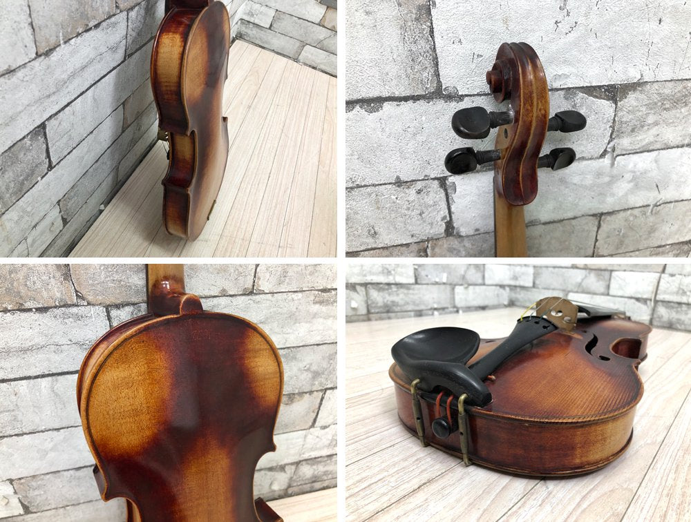 ドイツ製 ヴァイオリン Lippold Hammig 4/4 Model ストラディバリウス Straduarius ハードケース付き バイオリン 現状品 ●
