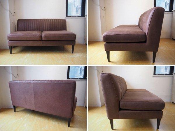 ノットアンティークス Knot antiques グレス ソファ GRESS SOFA アームレス 2シーター カカオ Lサイズ CRASH GATE取扱い 定価:59,400円 ★