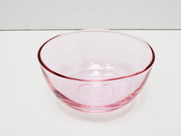 イッタラ iittala ティーマ TEEMA ガラス ボウル スウィートピンク 12.6cm ヘイッキ・オルヴォラ Heikki Orvola フィンランド 北欧 廃番 希少 ●