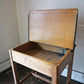 UK ビンテージ Vintage スクールデスク 学習机 開閉式 イギリス ◎