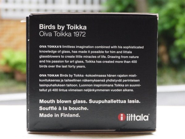 イッタラ iittala イッタラバード Bird ウズラエッグ Ugla Egg オイバ トイッカ Oiva Toikka 箱付 ■