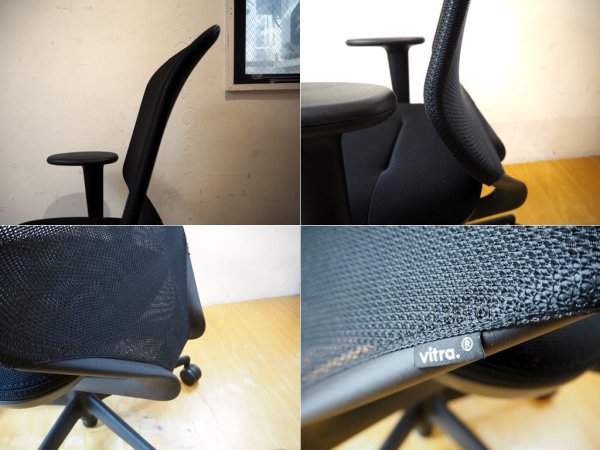 ヴィトラ vitra メダパル Meda Pal オフィスチェア アーム高さ調整 昇降機能 リクライニング アルベルト・メダ デスクチェア 定価￥89,640★