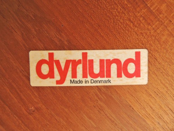 デューロン Dyrlund ビンテージ チーク材 ダイニングテーブル 無垢集成材 北欧 デンマーク ●