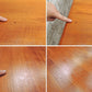 デューロン Dyrlund ビンテージ チーク材 ダイニングテーブル 無垢集成材 北欧 デンマーク ●