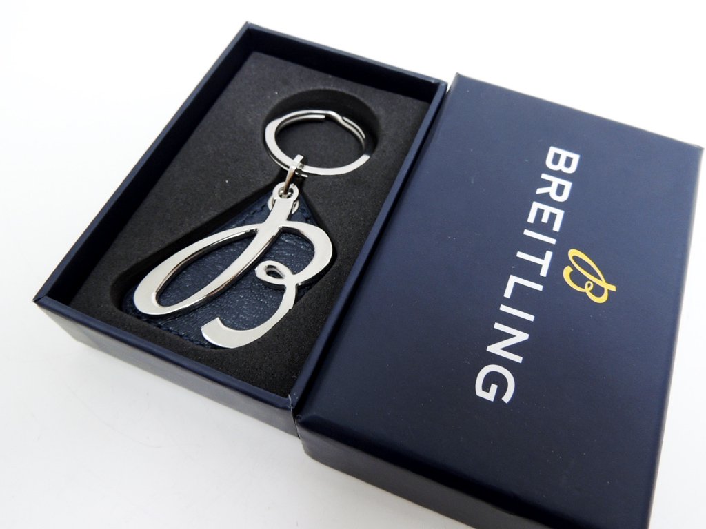 ブライトリング BREITLING キーホルダー キーリング ノベルティ 箱付き 未使用品 ●