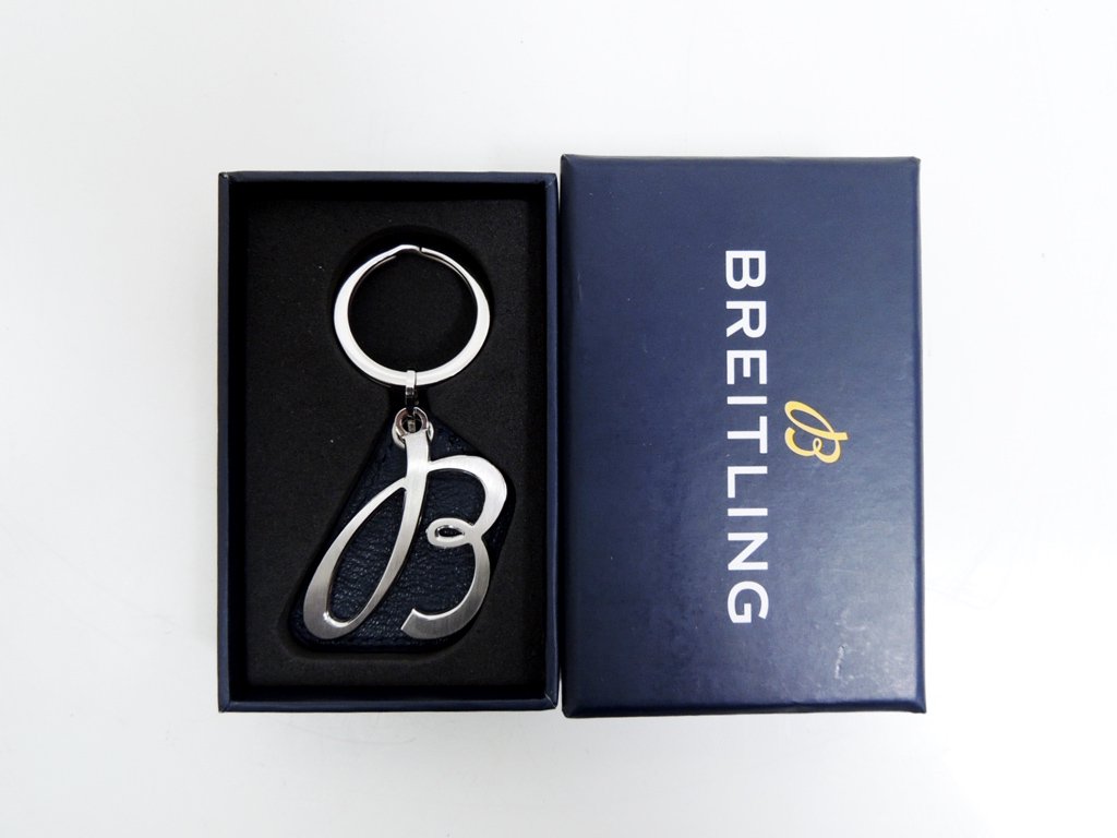 ブライトリング BREITLING キーホルダー キーリング ノベルティ 箱付き 未使用品 ●