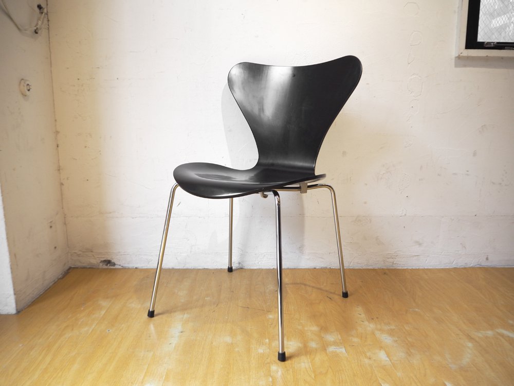 フリッツ ハンセン Fritz Hansen 正規品 セブンチェア SEVEN ラッカー 2005年 ブラック アルネ・ヤコブセン ★