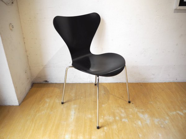 フリッツ ハンセン Fritz Hansen 正規品 セブンチェア SEVEN ラッカー 2005年 ブラック アルネ・ヤコブセン ★