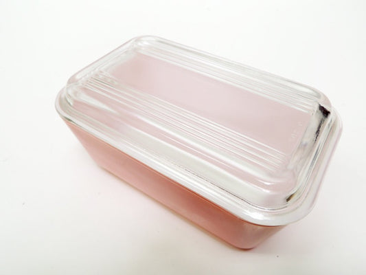 オールドパイレックス old PYREX リフリッジレーター ピンク Mサイズ 60'sビンテージ ●