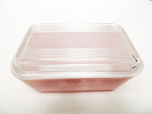 オールドパイレックス old PYREX リフリッジレーター ピンク Mサイズ 60'sビンテージ ●