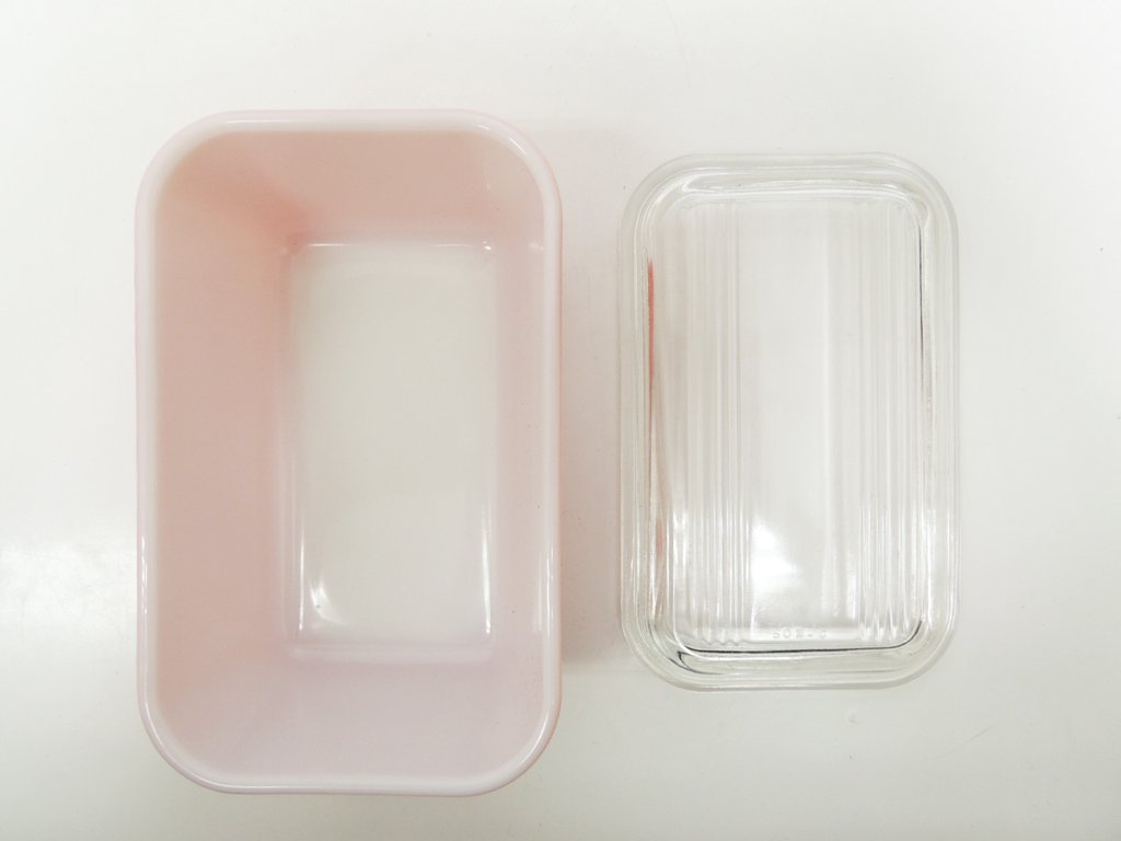 オールドパイレックス old PYREX リフリッジレーター ピンク Mサイズ 60'sビンテージ ●