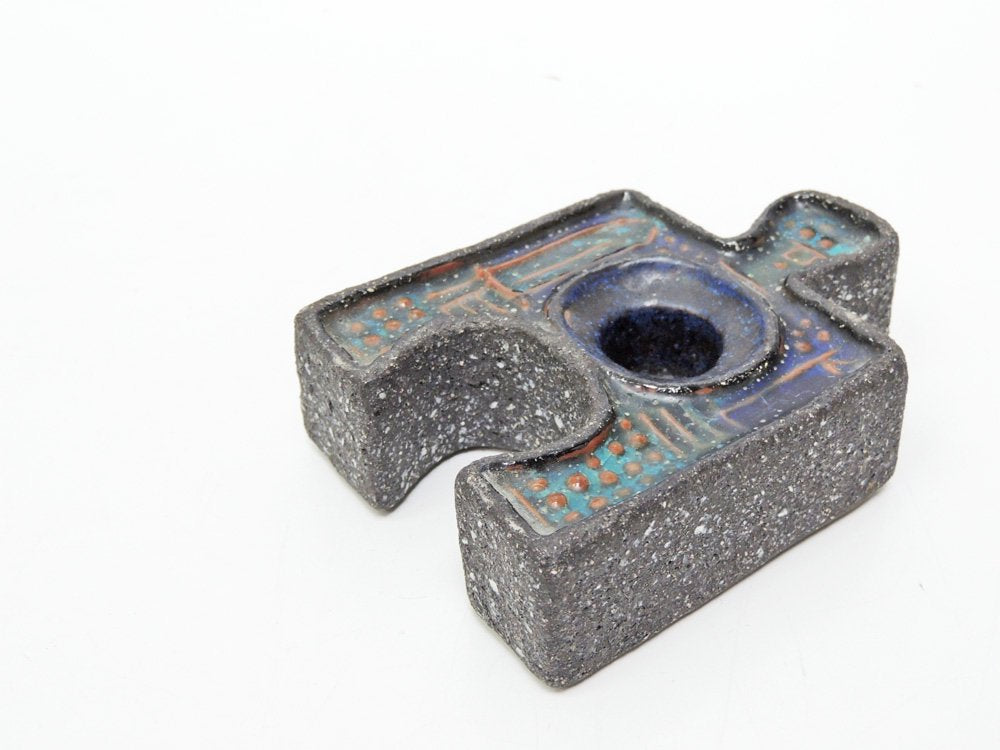ニットショー NITTSJO ニトア窯 キャンドルスタンド キャンドルホルダー トーマス・ヘルストロム Thomas Hallstrom スウェーデン 北欧雑貨 ●