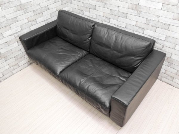 ムーア MOOR トウキョウ ソファ Tokyo Sofa 2.5人掛け ソファ 本革 ブラック TOKYO-1800-L 定価:\199,500- ●