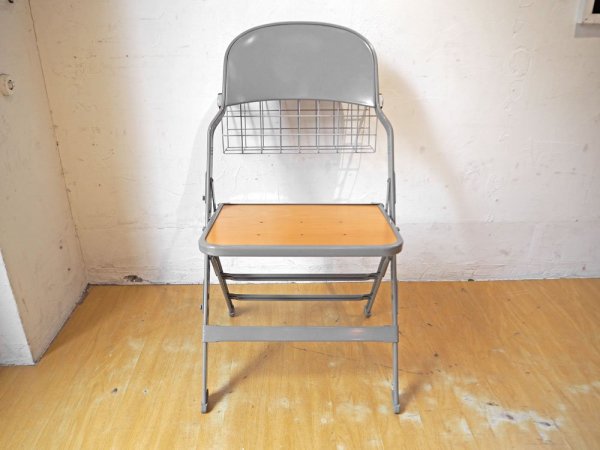 クラリン CLARIN フォールディングチェア 折り畳みチェア Folding chair SANDLER 専用バスケット付き P.F.S取扱 ★