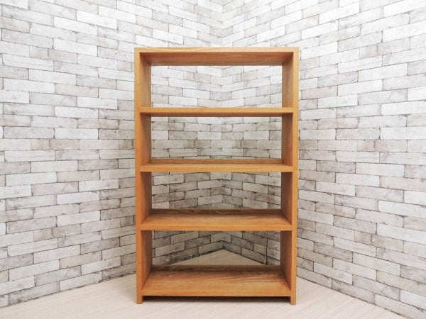 ノートファニチャー NAUT.furniture プレートブックシェルフ Plate book shelf タモ無垢材 オーダー品 参考価格12万円以上 ●