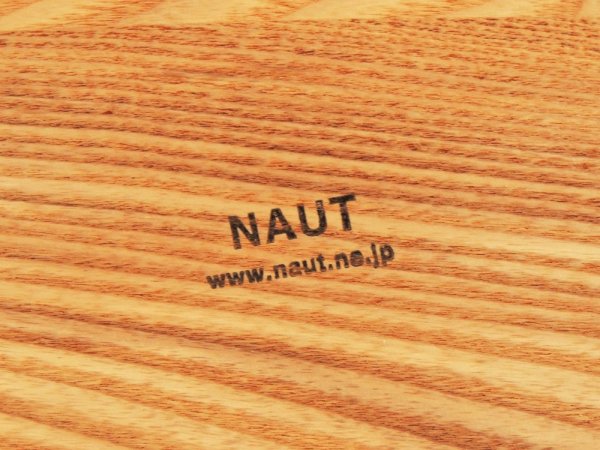 ノートファニチャー NAUT.furniture プレートブックシェルフ Plate book shelf タモ無垢材 オーダー品 参考価格12万円以上 ●