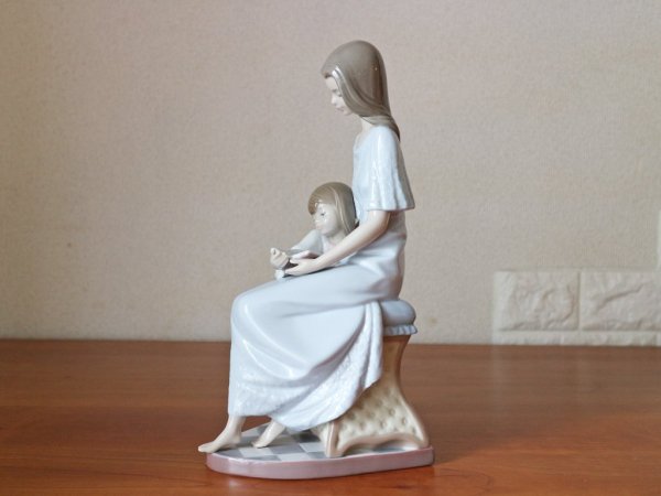 リヤドロ LLADRO  『おやすみ前のご本 』 希少 フィギュリン 陶器 人形 置物 世界限定2000体 ◎