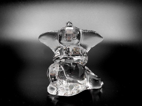 ビレロイ&ボッホ Villeroy&Boch クリスタル オブジェ ゾウ Crystal Sculpture elephant 置き物 ●