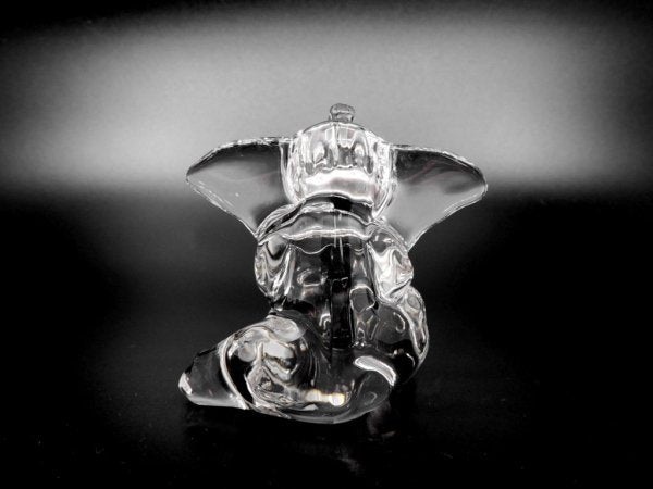 ビレロイ&ボッホ Villeroy&Boch クリスタル オブジェ ゾウ Crystal Sculpture elephant 置き物 ●