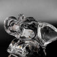 ビレロイ&ボッホ Villeroy&Boch クリスタル オブジェ ゾウ Crystal Sculpture elephant 置き物 ●