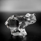 ドーム フランス Daum France クリスタル オブジェ 小熊 Crystal Sculpture Bear クリア ●