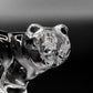 ドーム フランス Daum France クリスタル オブジェ 小熊 Crystal Sculpture Bear クリア ●