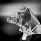 バカラ Baccarat 干支 クリスタル オブジェ イノシシ Crystal Sculpture boar 置き物 ●