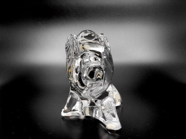 バカラ Baccarat 干支 クリスタル オブジェ イノシシ Crystal Sculpture boar 置き物 ●