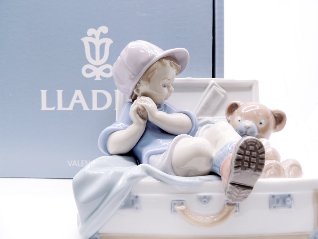 リヤドロ LLADRO 『一緒に遊ぼう』 フィギュリン オブジェ 人形 箱付き スペイン製 定価：61,600円 ●