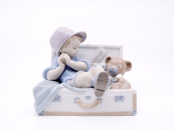 リヤドロ LLADRO 『一緒に遊ぼう』 フィギュリン オブジェ 人形 箱付き スペイン製 定価：61,600円 ●