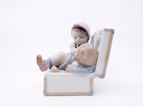 リヤドロ LLADRO 『一緒に遊ぼう』 フィギュリン オブジェ 人形 箱付き スペイン製 定価：61,600円 ●