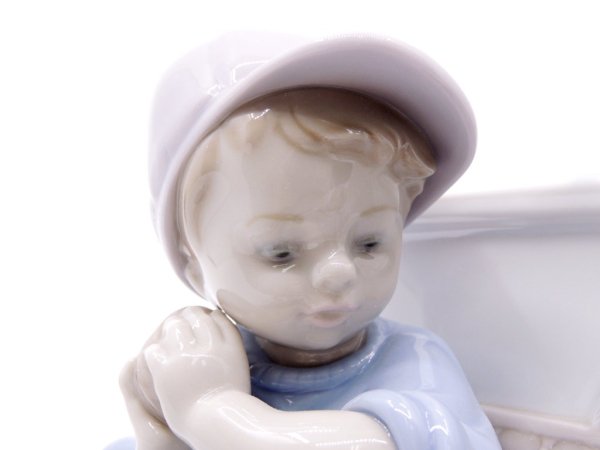 リヤドロ LLADRO 『一緒に遊ぼう』 フィギュリン オブジェ 人形 箱付き スペイン製 定価：61,600円 ●