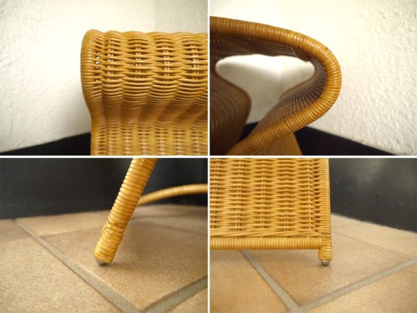 イデー IDEE シュルーム ウィッカー SHROOM WICKER ラタン スツール 籐 オーガニックデザイン ナチュラルモダン カリム・ラシッド Karim Rashid 状態良好 ◇