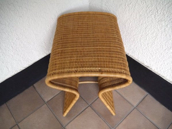 イデー IDEE シュルーム ウィッカー SHROOM WICKER ラタン スツール 籐 オーガニックデザイン ナチュラルモダン カリム・ラシッド Karim Rashid 状態良好 ◇