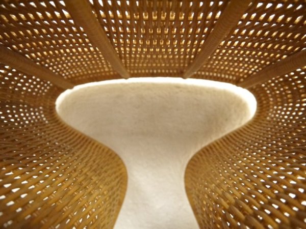 イデー IDEE シュルーム ウィッカー SHROOM WICKER ラタン スツール 籐 オーガニックデザイン ナチュラルモダン カリム・ラシッド Karim Rashid 状態良好 ◇