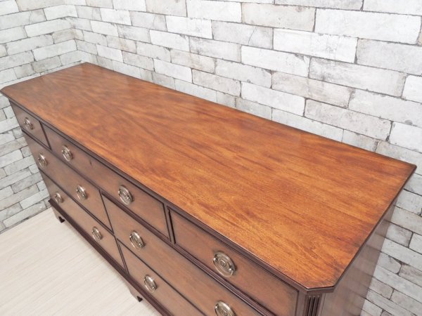 イーセンアーレン Ethan Allen ニューポート Newport エリオットダブルドレッサー Elliot Double Dresser チェスト マホガニー ●