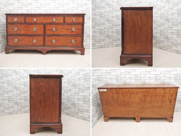 イーセンアーレン Ethan Allen ニューポート Newport エリオットダブルドレッサー Elliot Double Dresser チェスト マホガニー ●