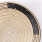 小石原焼 森喜窯 飛びカンナ 平皿 23.5cm ●