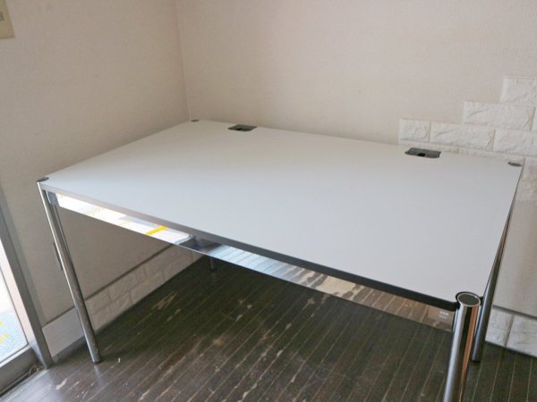 USMモジュラーファニチャー USMハラーテーブル アドバンス Haller table advance +スクリーンアーム+リンクチェーン 美品 ◎