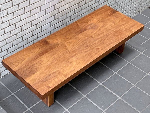 マスターウォール MASTERWAL デニッシュ ローリビングテーブル DANISH LOW LIVING TABLE ウォールナット無垢集積材 ■