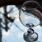 木下宝 玉付きステムグラス ワイングラス 現代作家 ■